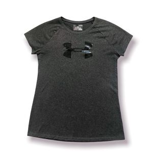 Under Armour Gray T-Shirt with Black Logo